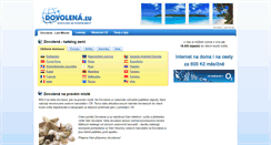 Desktop Screenshot of dovolena.eu