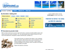 Tablet Screenshot of dovolena.eu