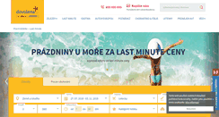 Desktop Screenshot of last-minute.dovolena.cz